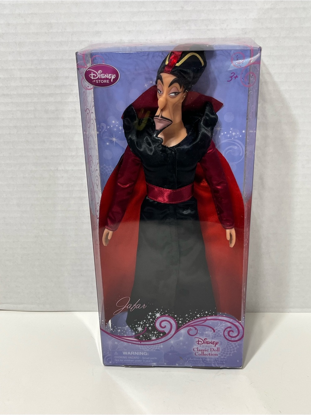 DISNEY store JAFAR Barbie doll classic doll collection Aladdin villain NWT